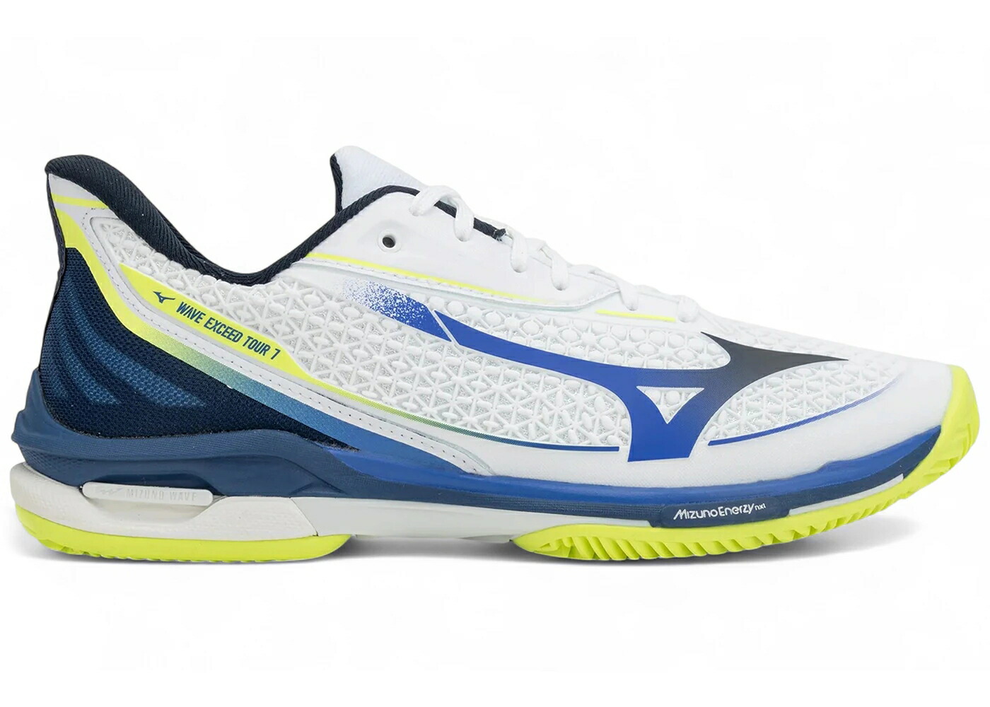 ミズノ 縮くれる ウェイブ 白いこと 白いこと 青碧 青碧 稲妻 スニーカー メンズ MIZUNO WAVE EXCEED TOUR 7 CC WHITE DAZZLING BLUE LIGHTNING / WHITE DAZZLING BLUE LIGHTNING
