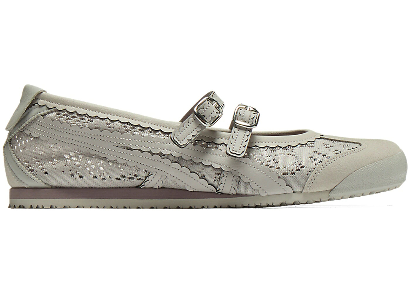 メキシコ合衆国 薄墨色 薄墨色 オニツカタイガー WOMEN\u0027S スニーカー レディース ONITSUKA TIGER ONITSUKA TIGER MEXICO 66 TGRS JACQUARD MESH OYSTER GREY (WOMEN\u0027S) / OYSTER GREY OYSTER GREY