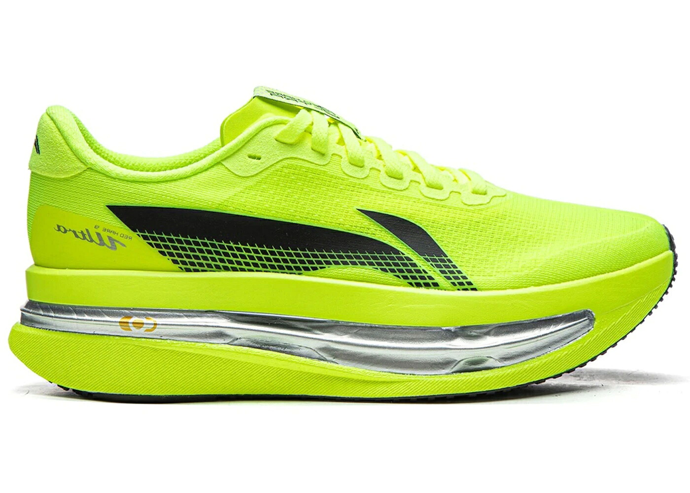 リーニン 赤 レッド ウルトラ 緑 グリーン 黒色 ブラック WOMEN'S スニーカー レディース LI-NING RED HARE 9 ULTRA FLUORESCENT GREEN BLACK (WOMEN'S) / FLUORESCENT BRIGHT GREEN｜スニケス