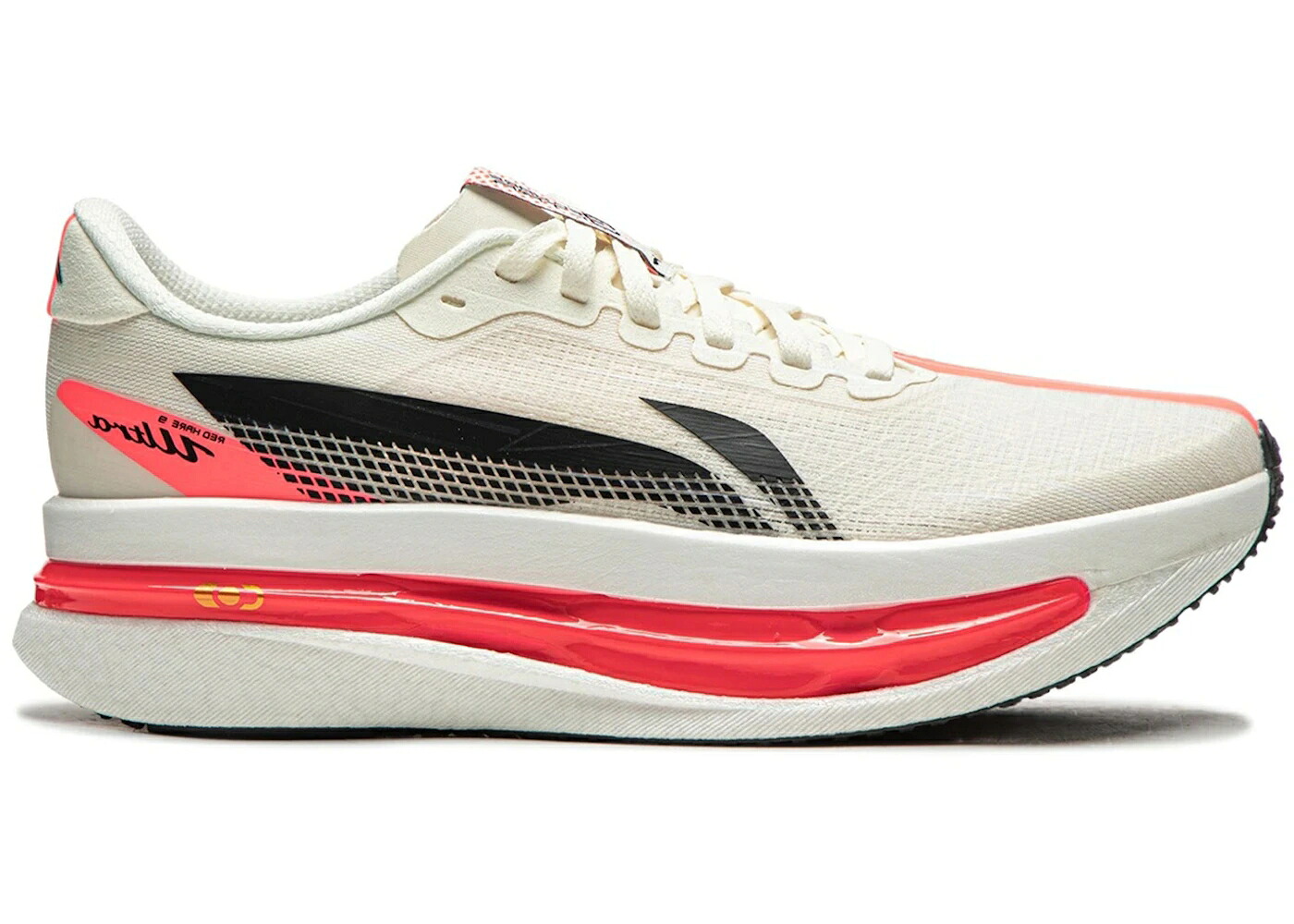 リーニン 赤 レッド ウルトラ 白色 ホワイト 黒色 ブラック WOMEN'S スニーカー レディース LI-NING RED HARE 9 ULTRA CHAMPAGNE WHITE BLACK (WOMEN'S) / CHAMPAGNE WHITE｜スニケス