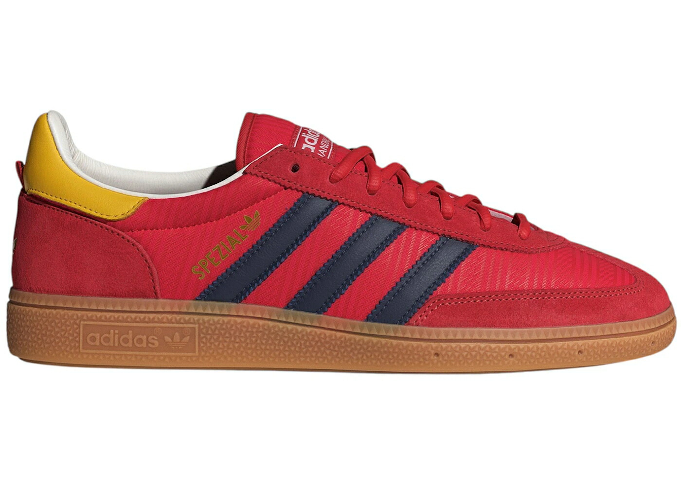 アディダス ハンドボール スペシアル 赤 赤いこと 藍色 インディゴ ゴールド ナイト爵 スニーカー メンズ ADIDAS HANDBALL SPEZIAL COLLEGIATE RED INDIGO BOLD GOLD / COLLEGIATE RED NIGHT INDIGO BOLD