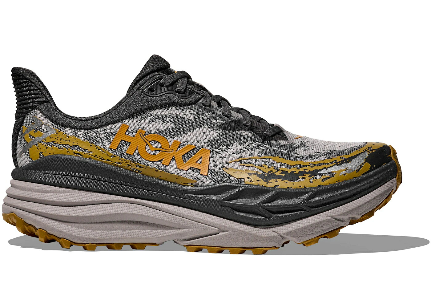 ホカオネオネ 黒色 ブラック 灰色 シメント スニーカー メンズ HOKA ONE ONE HOKA ONE STINSON 7 BLACK CEMENT / BLACK CEMENT|スニケス