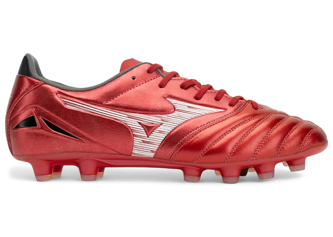 ミズノ ネオ プロ 赤 レッド 白色 ホワイト 黒色 ブラック スニーカー メンズ MIZUNO MORELIA NEO IV PRO MD 40TH RED WHITE BLACK / MORELIA 40TH RED WHITE BLACK｜スニケス