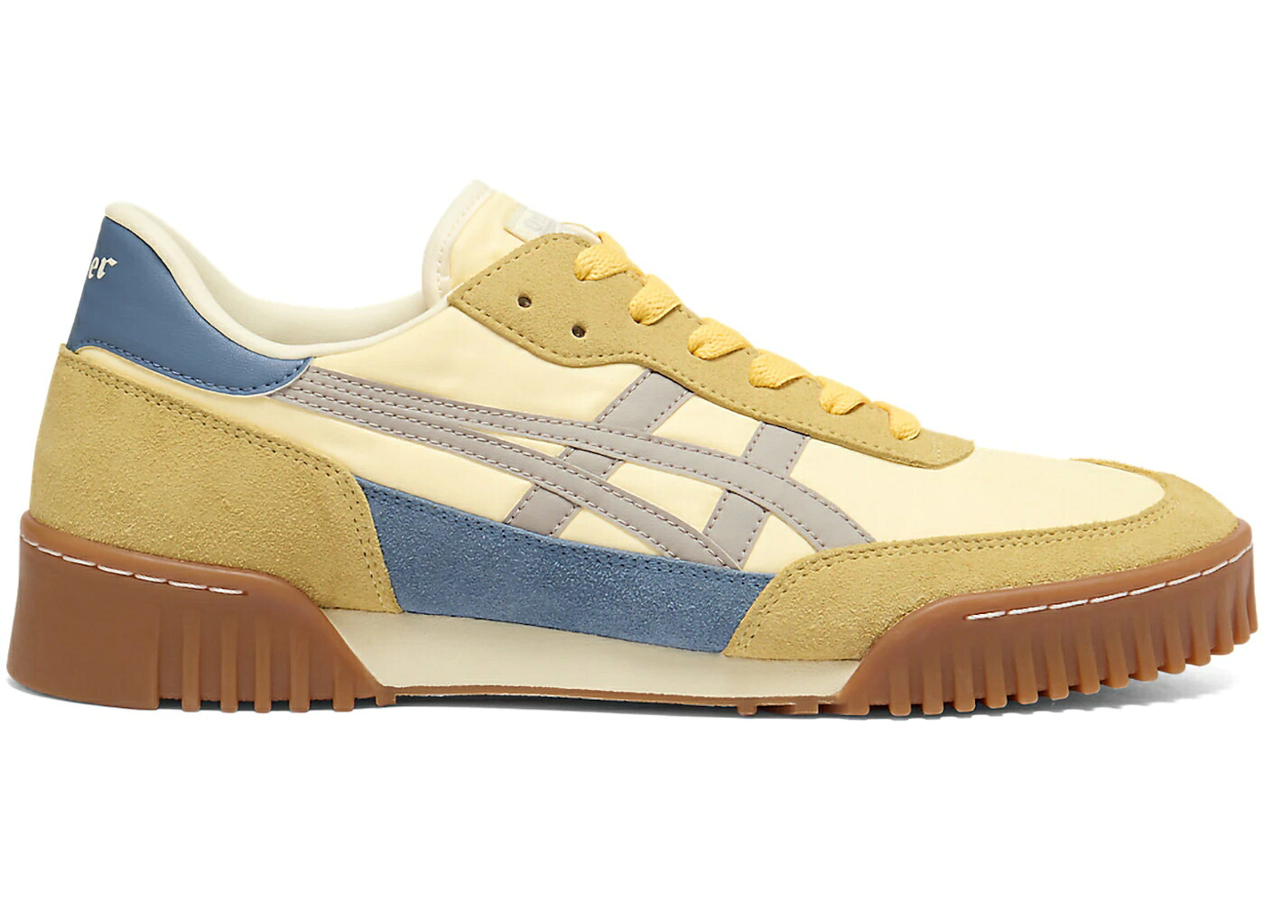 アイボリー 灰色 グレー オニツカタイガー スニーカー メンズ ONITSUKA TIGER ONITSUKA TIGER ROTEMIT IVORY OYSTER GREY MUSTARD / IVORY OYSTER GREY｜スニケス