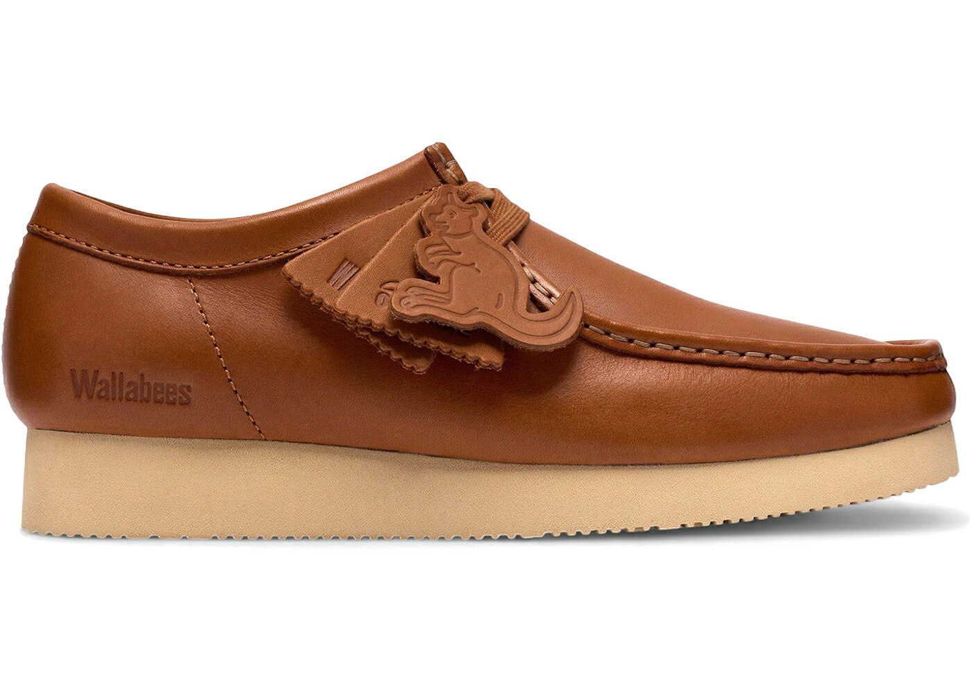 クラークス オリジナルス 茶色 ブラウン レザー スニーカー メンズ CLARKS ORIGINALS WALLABEE 2604 BROWN LEATHER / BROWN LEATHER｜スニケス