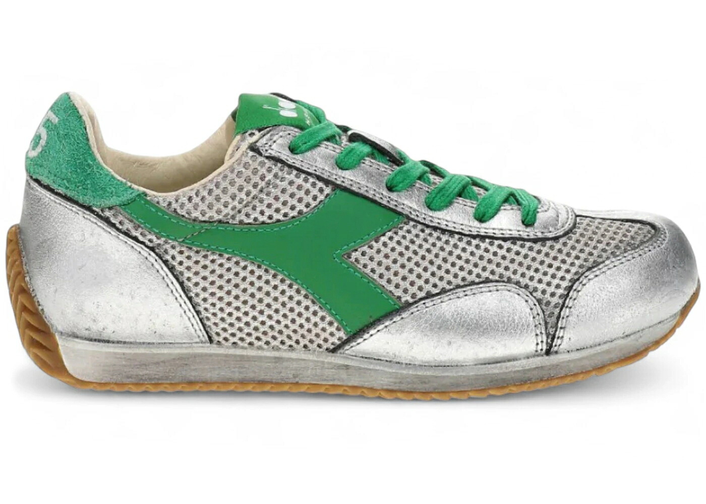 ディアドラ しろがね色 しろがね色 皮膚軟化剤 緑 緑であること スニーカー メンズ DIADORA EQUIPE STELLAR SW HERITAGE SILVER PEA CREAM GREEN / SILVER PEA CREAM GREEN