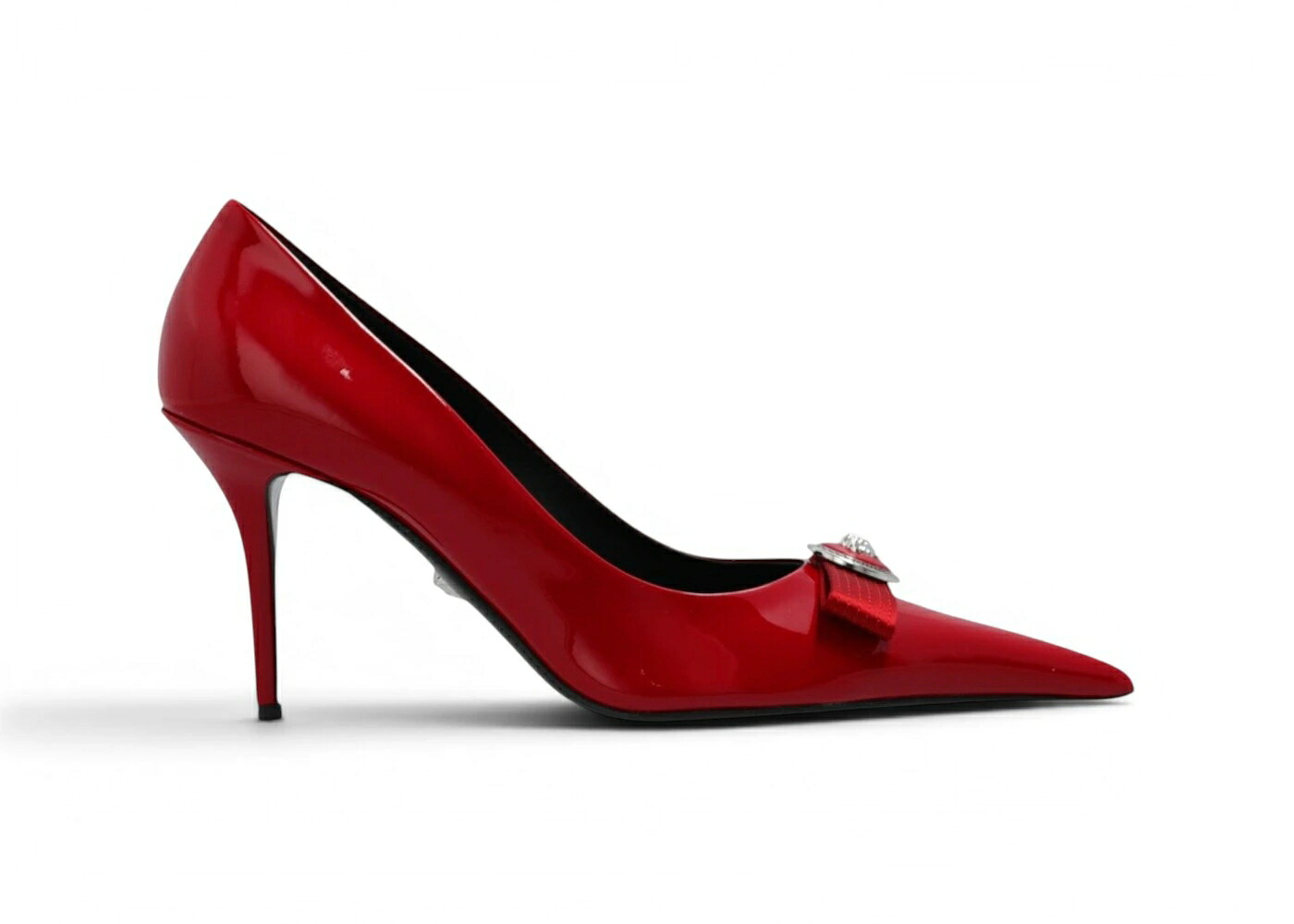 ヴェルサーチェ 赤 レッド WOMEN'S スニーカー レディース VERSACE 85MM GIANNI RIBBON PUMPS LIPSTICK RED (WOMEN'S) /|スニケス