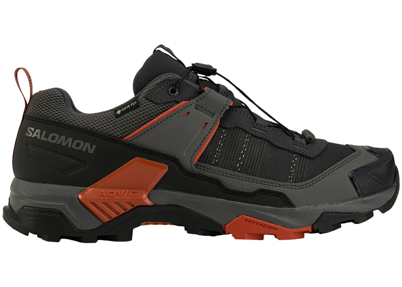 サロモン ウルトラ ゴアテックス スニーカー メンズ SALOMON X ULTRA 5 GORE-TEX ASPHALT CASTLEROCK BURNT OCHRE / ASPHALT CASTLEROCK BURNT OCHRE