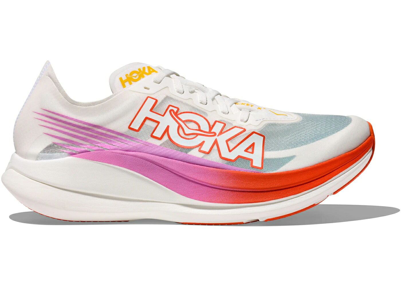 ホカオネオネ スニーカー メンズ HOKA ONE ONE HOKA ONE ROCKET X 2 FROST LAVA / FROST LAVA｜スニケス