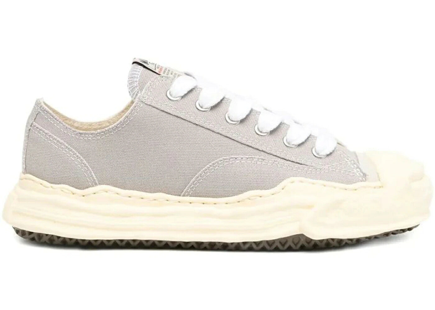 メゾン ミハラヤスヒロ 灰色 グレー スニーカー メンズ MAISON MIHARA YASUHIRO MAISON MIHARA YASUHIRO HANK VL OG SOLE CANVAS LOW GREY /|スニケス