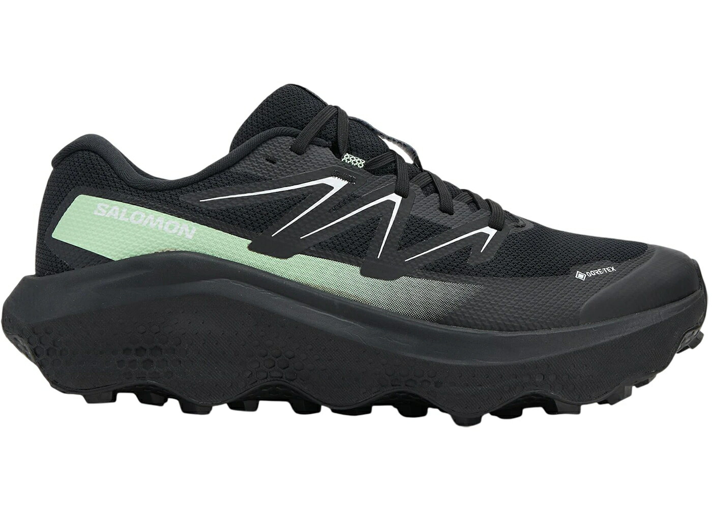 サロモン ウルトラ フローレス ゴアテックス 黒色 ブラック 緑 グリーン スニーカー メンズ SALOMON ULTRA FLOW 2 GORE-TEX BLACK PATINA GREEN / BLACK BLACK PATINA GREEN｜スニケス