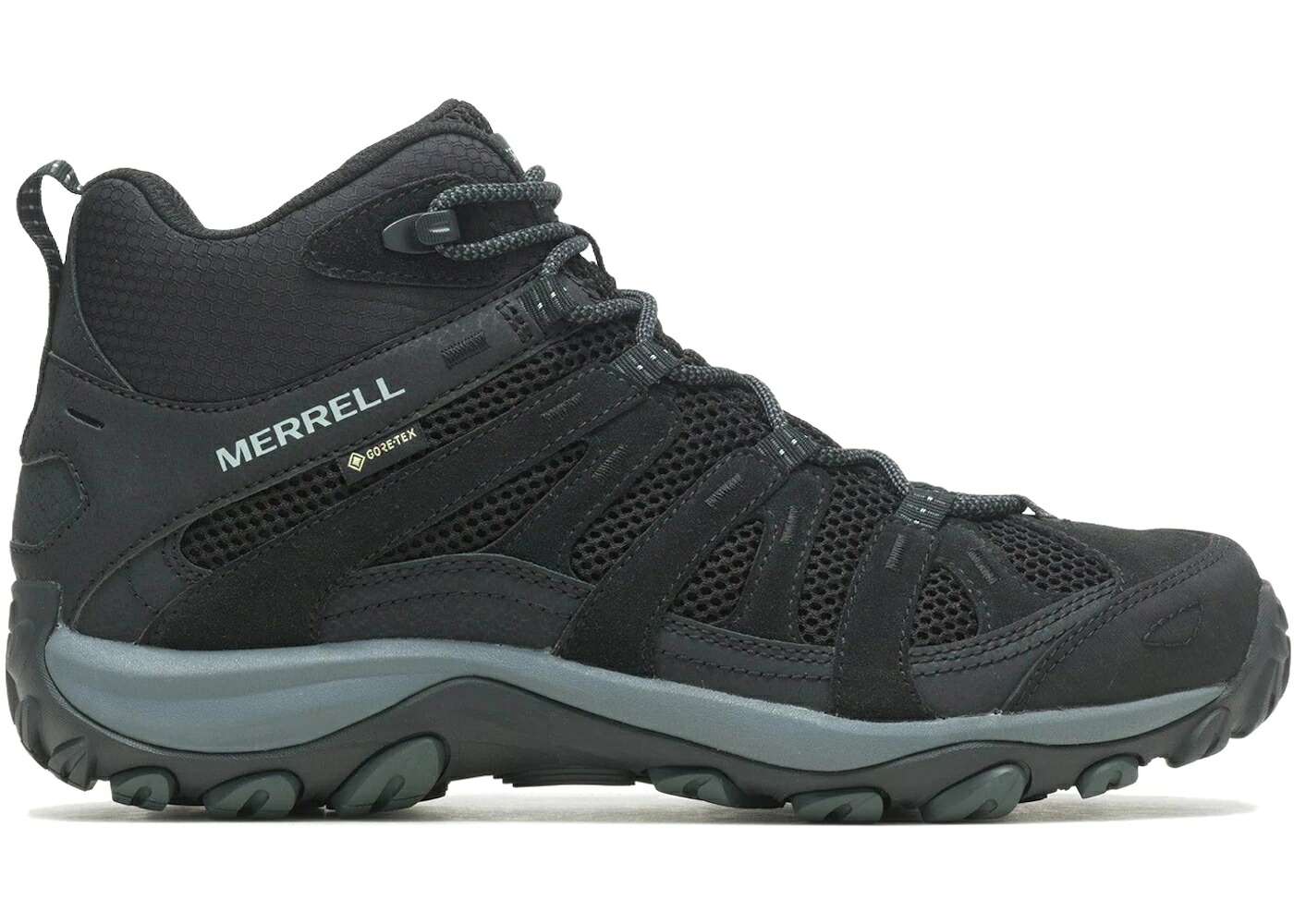 メレル ミッド ゴアテックス 黒いこと 黒いこと スニーカー メンズ MERRELL ALVERSTONE 2 MID GORE-TEX BLACK / BLACK BLACK