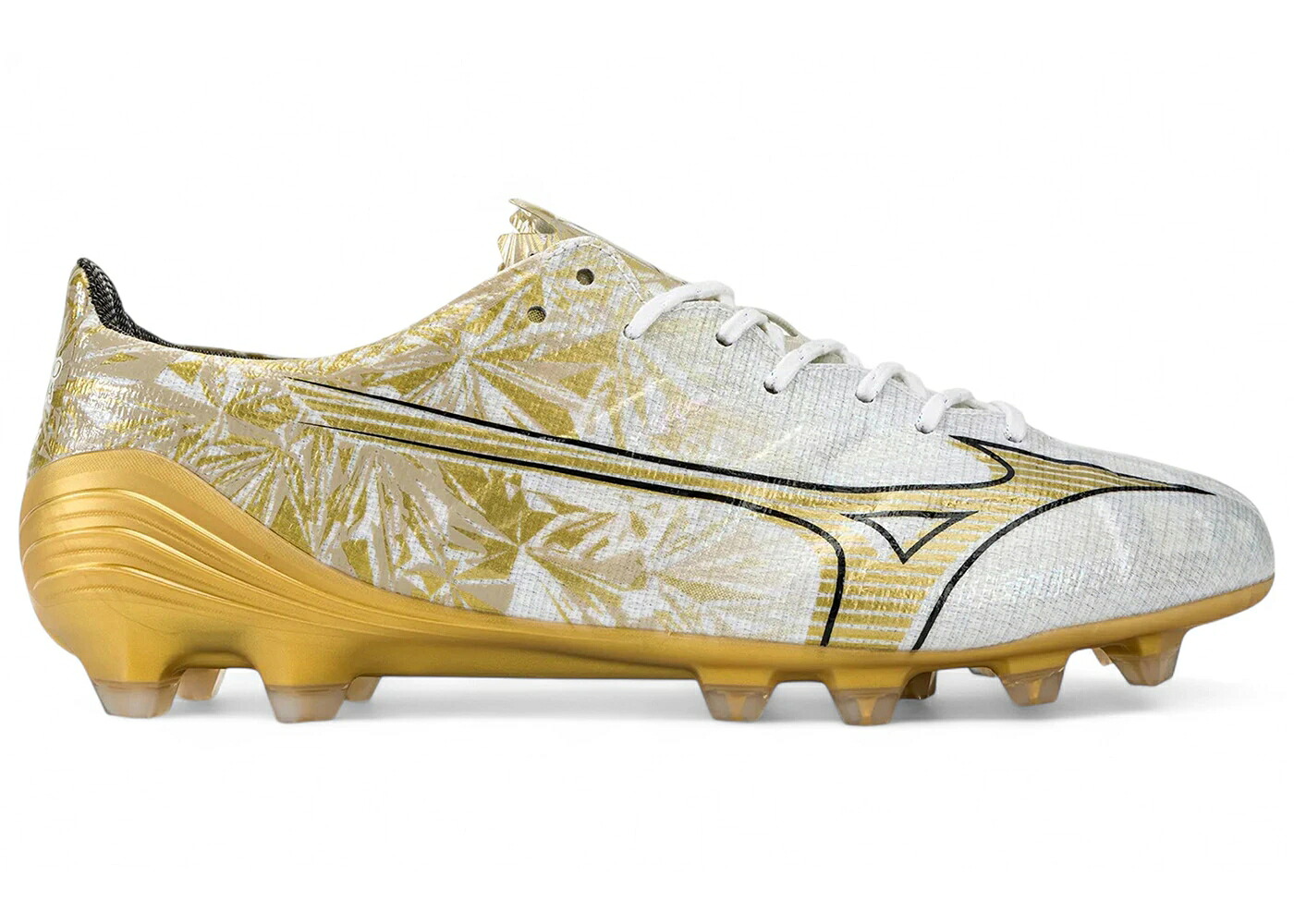 ミズノ アルファ 白色 ホワイト ゴールド 黒色 ブラック スニーカー メンズ MIZUNO ALPHA JAPAN MD WHITE GOLD BLACK / WHITE GE GOLD BLACK|スニケス