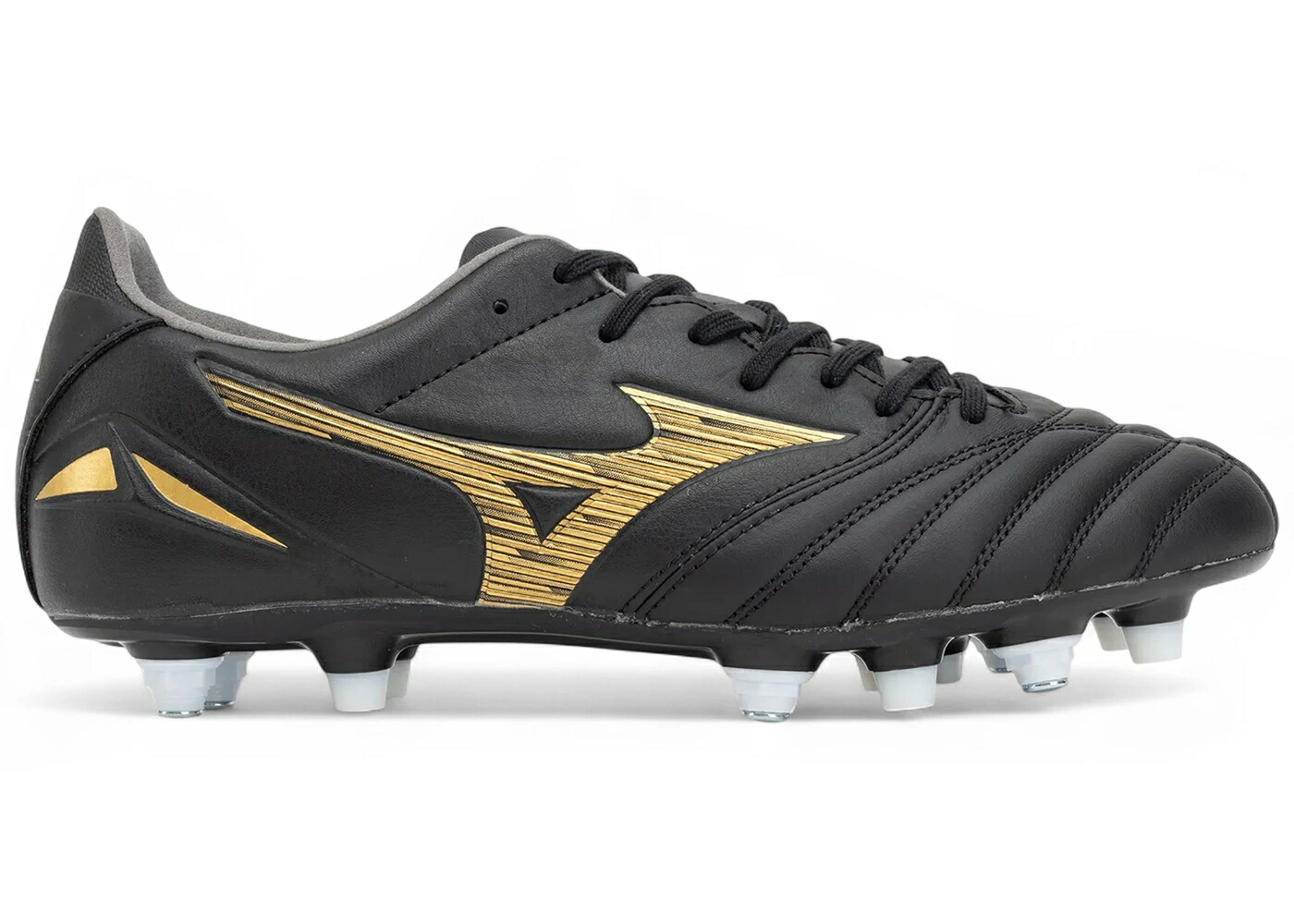 ミズノ ネオ 労働者階級 黒いこと 黒いこと ゴールド スニーカー メンズ MIZUNO MORELIA NEO IV PRO MIX BLACK GOLD / BLACK GOLD BLACK