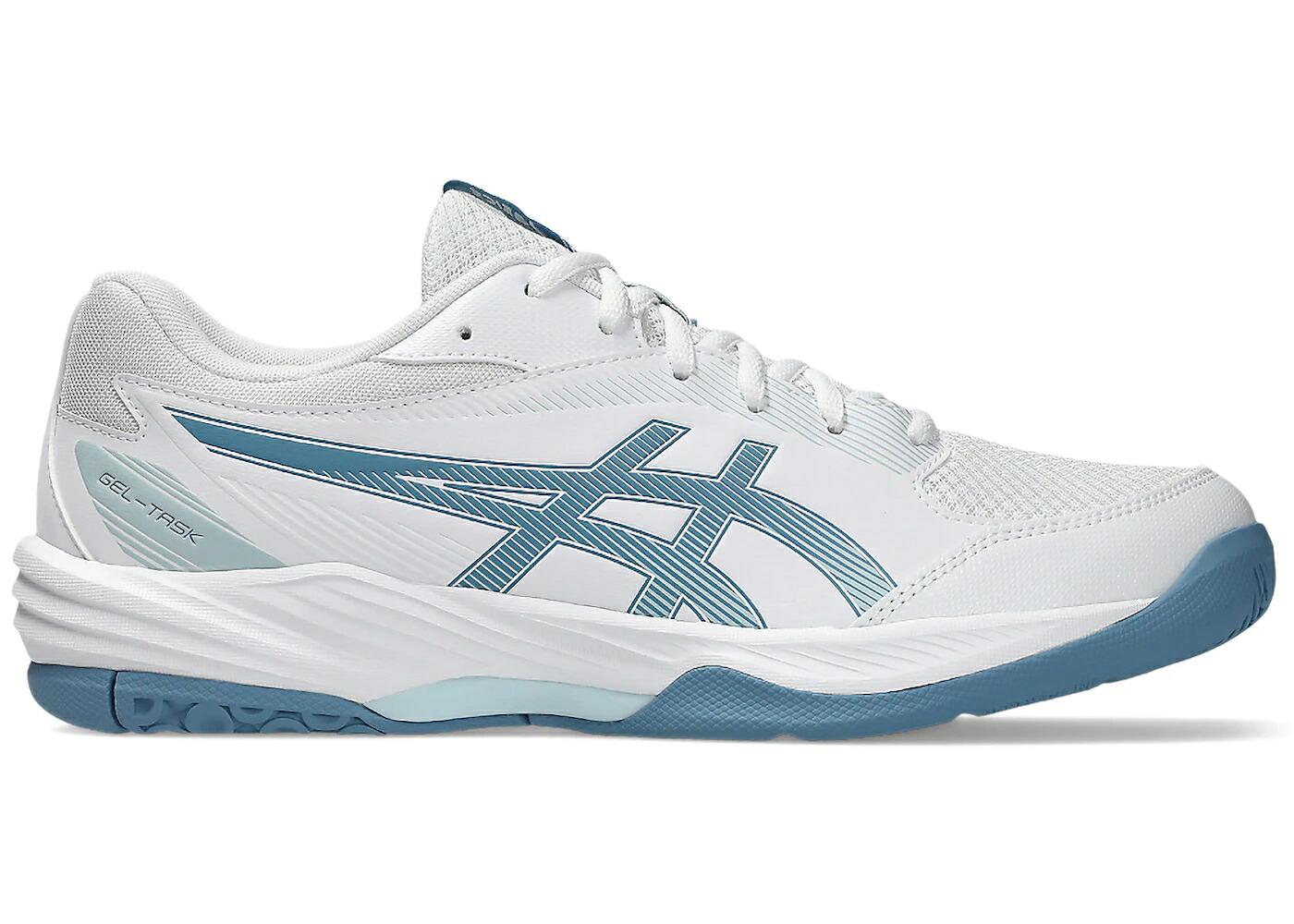 アシックス 白色 ホワイト 青色 ブルー スニーカー メンズ ASICS GEL-TASK 4 WHITE SABA BLUE / WHITE SABA BLUE｜スニケス