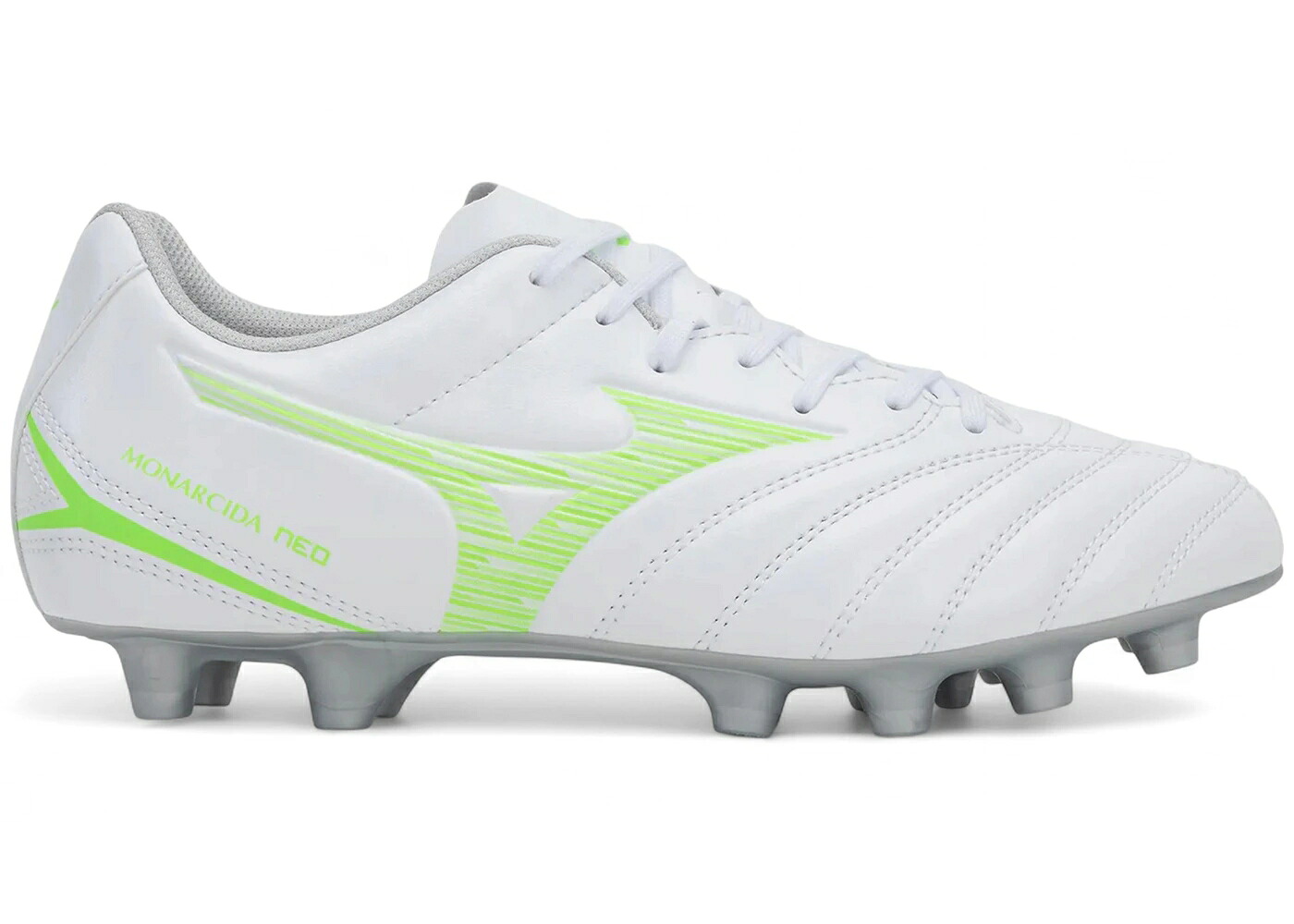 ミズノ ネオ 選りわける 白いこと 白いこと 緑 緑であること スニーカー メンズ MIZUNO MONARCIDA NEO III SELECT MD WHITE NEON GREEN / WHITE NEON GREEN