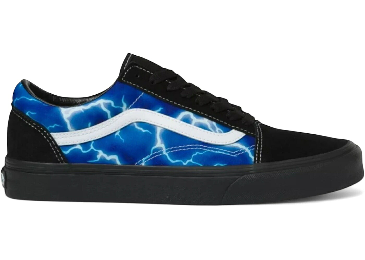 ヴァンズ バンズ 稲魂 青碧 青碧 黒いこと 黒いこと 年寄りの学院 スニーカー メンズ VANS OLD SKOOL LIGHTNING BLUE / BLACK BLUE
