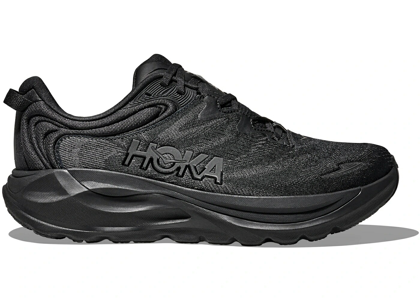 ホカオネオネ 黒色 ブラック スニーカー メンズ HOKA ONE ONE HOKA ONE GAVIOTA 6 BLACK / BLACK BLACK|スニケス