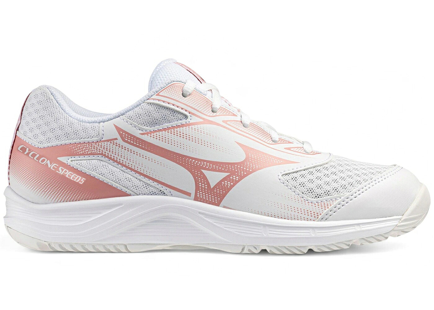 ミズノ スピード 白色 ホワイト ローズ WOMEN'S スニーカー レディース MIZUNO CYCLONE SPEED 5 WHITE ROSE ELEGANCE LAVA FALLS (WOMEN'S) / WHITE ROSE ELEGANCE LAVA FALLS｜スニケス
