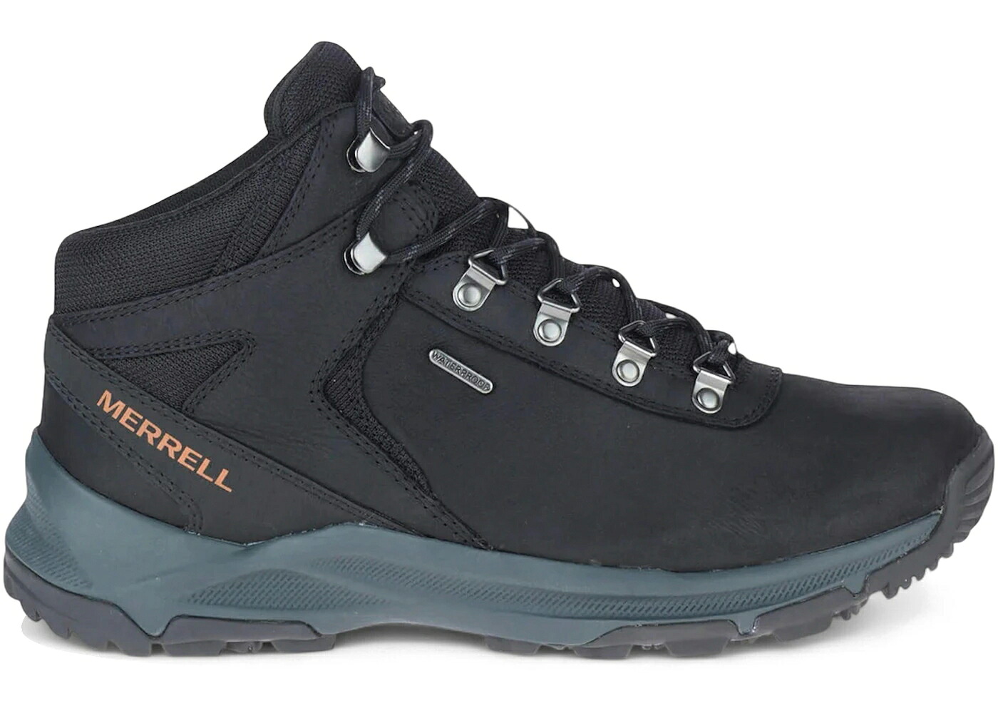 メレル ミッド なめし革 黒いこと 黒いこと スニーカー メンズ MERRELL ERIE MID LEATHER BLACK /