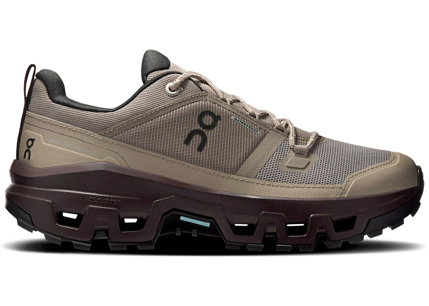 オン WOMEN'S スニーカー レディース ON RUNNING CLOUDROCK LOW WATERPROOF CINDER OX (WOMEN'S) / CINDER OX｜スニケス