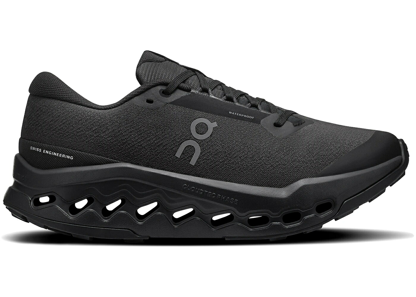 オン 黒いこと 黒いこと WOMEN\u0027S スニーカー レディース ON RUNNING CLOUDSURFER TRAIL 2 WATERPROOF BLACK (WOMEN\u0027S) / BLACK BLACK