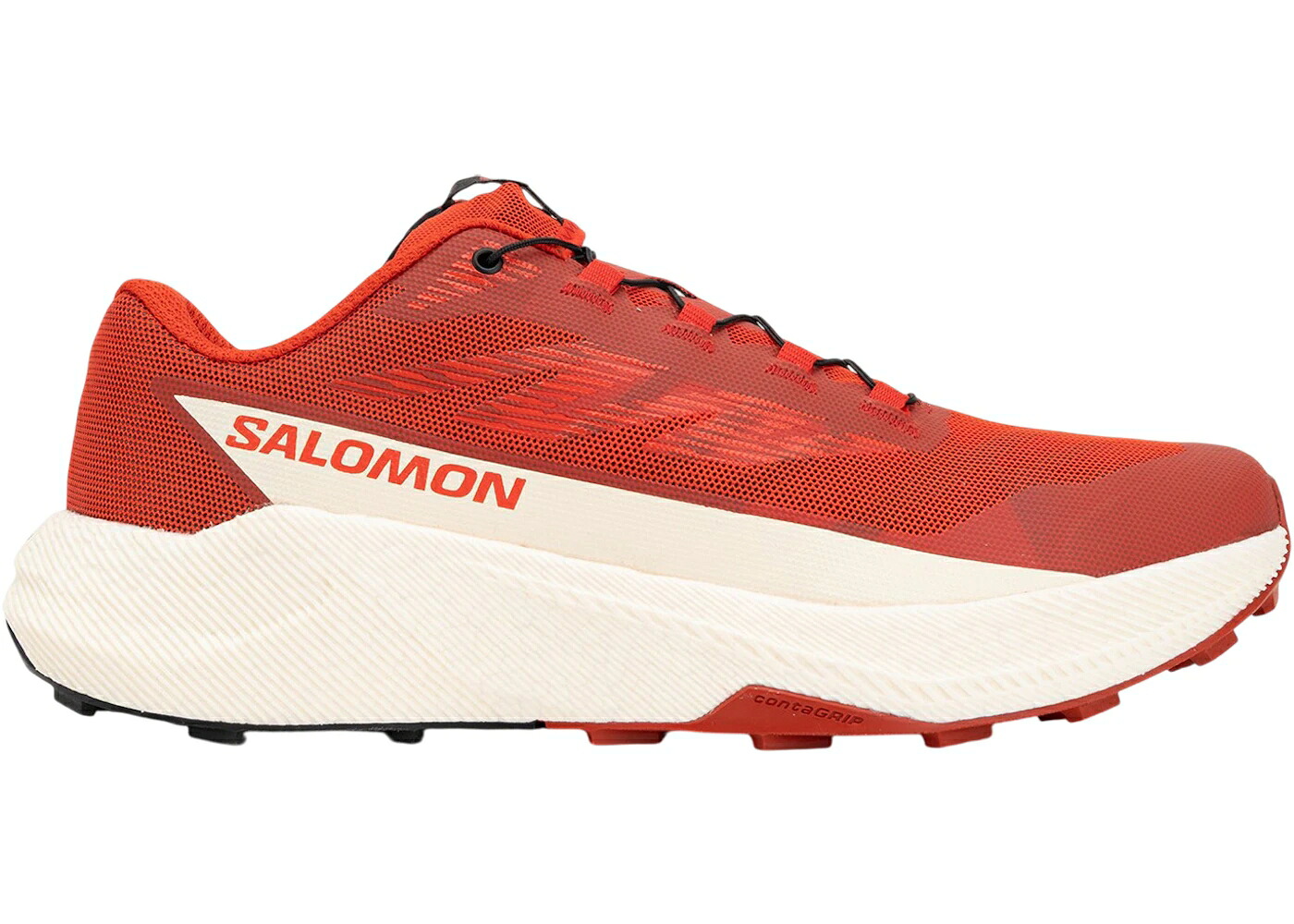 サロモン 赤 レッド 黒色 ブラック スニーカー メンズ SALOMON PULSAR FIERY RED VANILLA ICE BLACK / FIERY RED VANILLA ICE BLACK｜スニケス