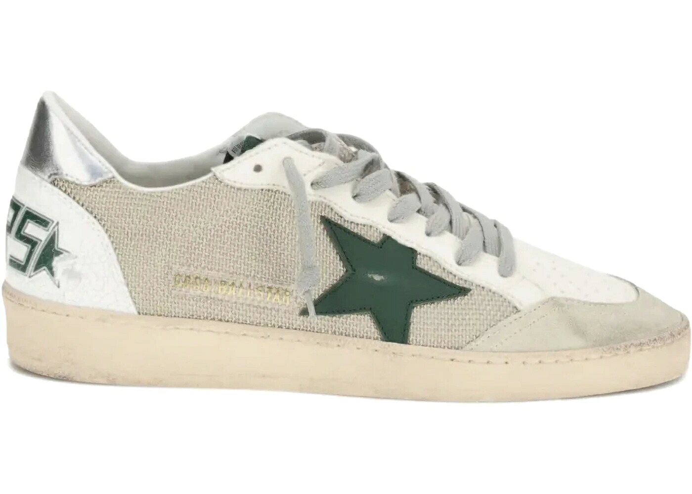 ゴールデングース 白色 ホワイト ベージュ 緑 グリーン スニーカー メンズ GOLDEN GOOSE GOLDEN GOOSE BALL STAR WHITE BEIGE GREEN / BEIGE GREEN|スニケス