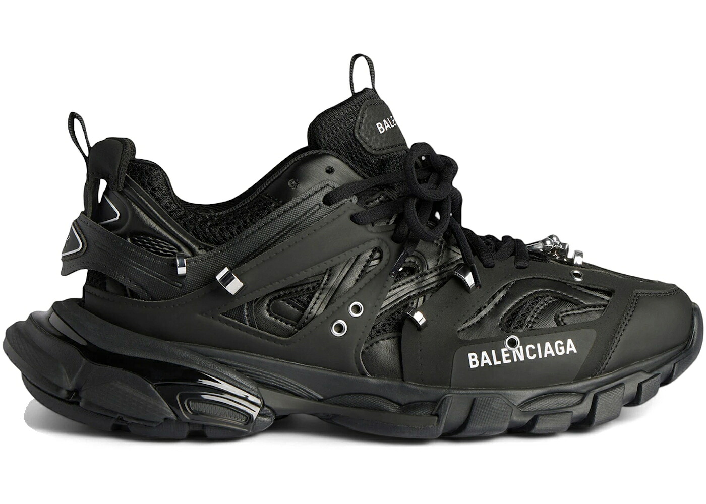 バレンシアガ トラック 黒色 ブラック スニーカー メンズ BALENCIAGA TRACK PIERCING BLACK /|スニケス