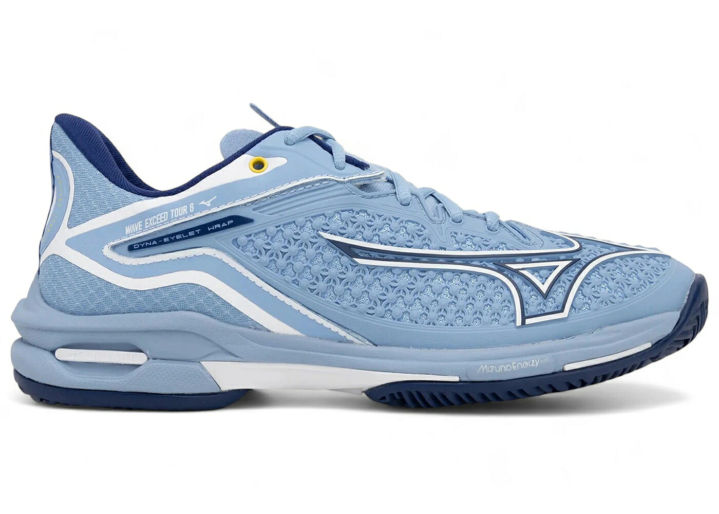 ミズノ ウェーブ ウェイブ 青色 ブルー 白色 ホワイト スニーカー メンズ MIZUNO WAVE EXCEED TOUR 6 CC BEL AIR BLUE BELLWETHER WHITE / BEL AIR BLUE BELLWETHER BLUE|スニケス