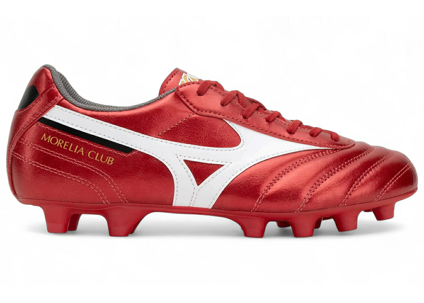ミズノ 野球クラブ 赤 赤いこと 白いこと 白いこと 黒いこと 黒いこと スニーカー メンズ MIZUNO MORELIA II CLUB FG 40TH RED WHITE BLACK / MORELIA 40TH RED WHITE BLACK
