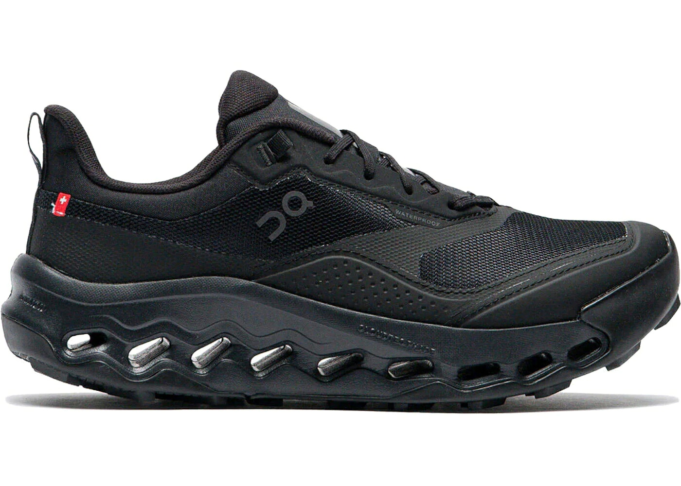 オン 黒色 ブラック スニーカー メンズ ON RUNNING CLOUDHORIZON 2 WATERPROOF BLACK / BLACK BLACK｜スニケス