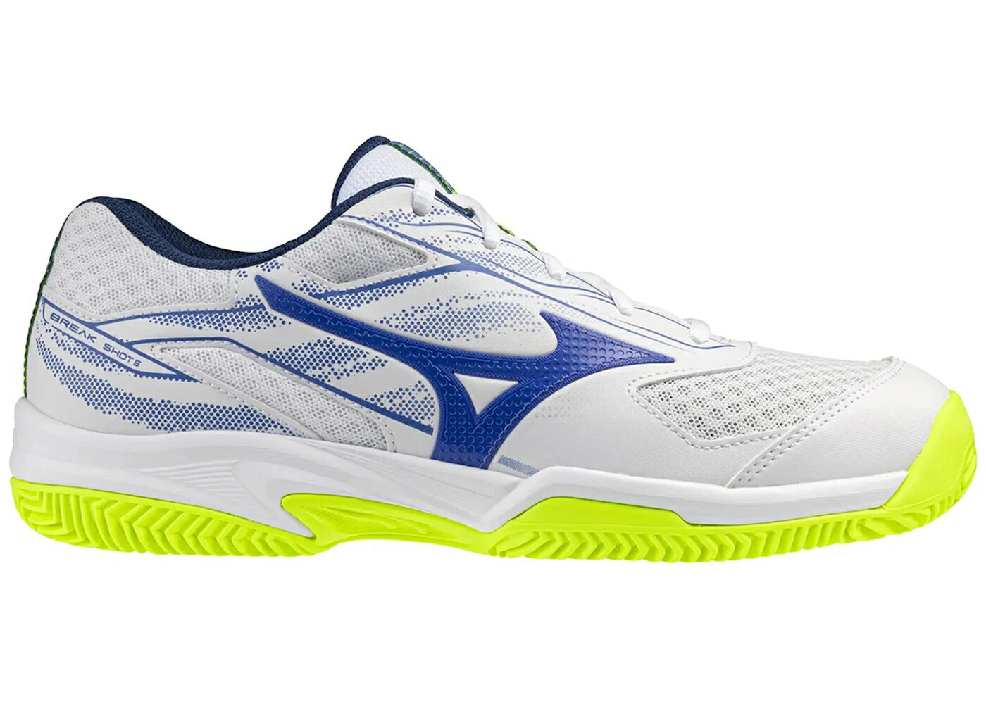 ミズノ 白いこと 白いこと 青碧 青碧 稲妻 スニーカー メンズ MIZUNO BREAK SHOT 5 CC WHITE DAZZLING BLUE LIGHTNING / WHITE DAZZLING BLUE LIGHTNING