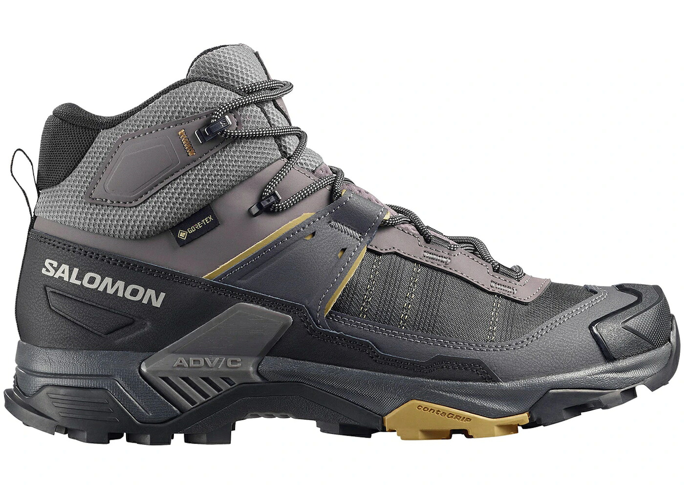 サロモン ウルトラ ミッド ゴアテックス 薄墨色 薄墨色 スニーカー メンズ SALOMON X ULTRA 5 MID GORE-TEX DARK GULL GREY ASPHALT / DARK GUL GREY ASPHALT