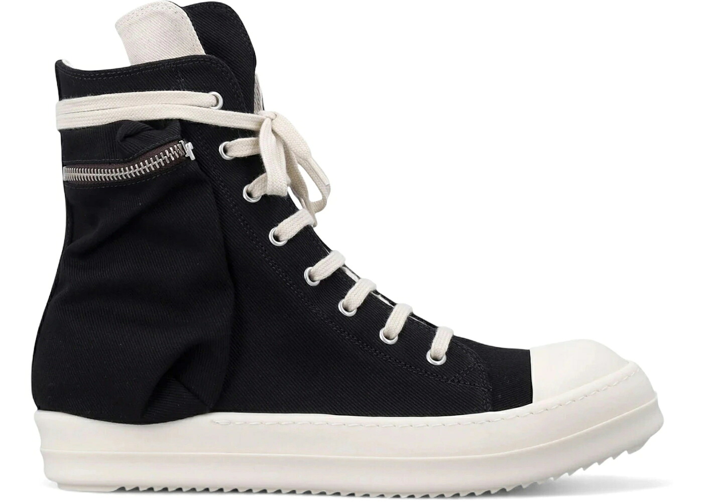 リックオウエンス テンプル カーゴ 黒色 ブラック スニーカー メンズ RICK OWENS RICK OWENS DRKSHDW TEMPLE CARGO SNEAKS BLACK MILK / BLACK MILK MILK|スニケス