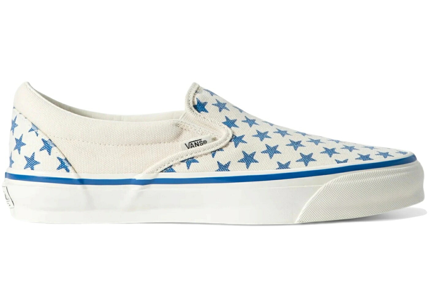 ヴァンズ バンズ 割り増し金 古典派音楽 スリッポン スターズ 青碧 青碧 スニーカー メンズ VANS PREMIUM CLASSIC SLIP-ON STARS TRUE BLUE MARSHMALLOW / TRUE BLUE MARSHMALLOW
