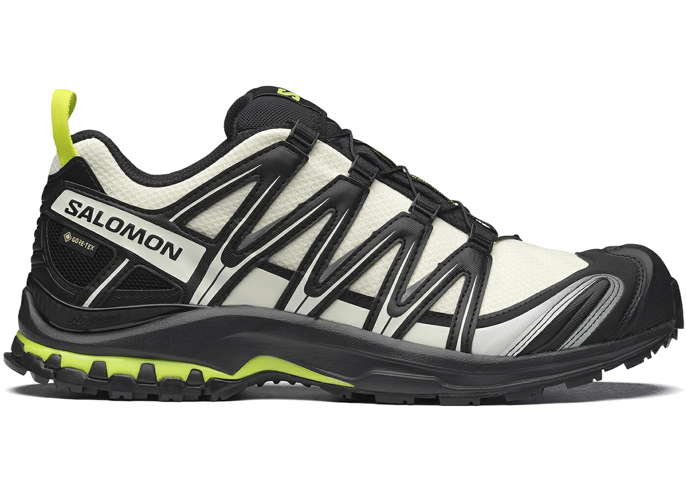 サロモン プロ ゴアテックス 黒色 ブラック ライム スニーカー メンズ SALOMON XA PRO 3D GORE-TEX VANILLA ICE BLACK ACID LIME / VANILLA ICE BLACK ACID LIME｜スニケス