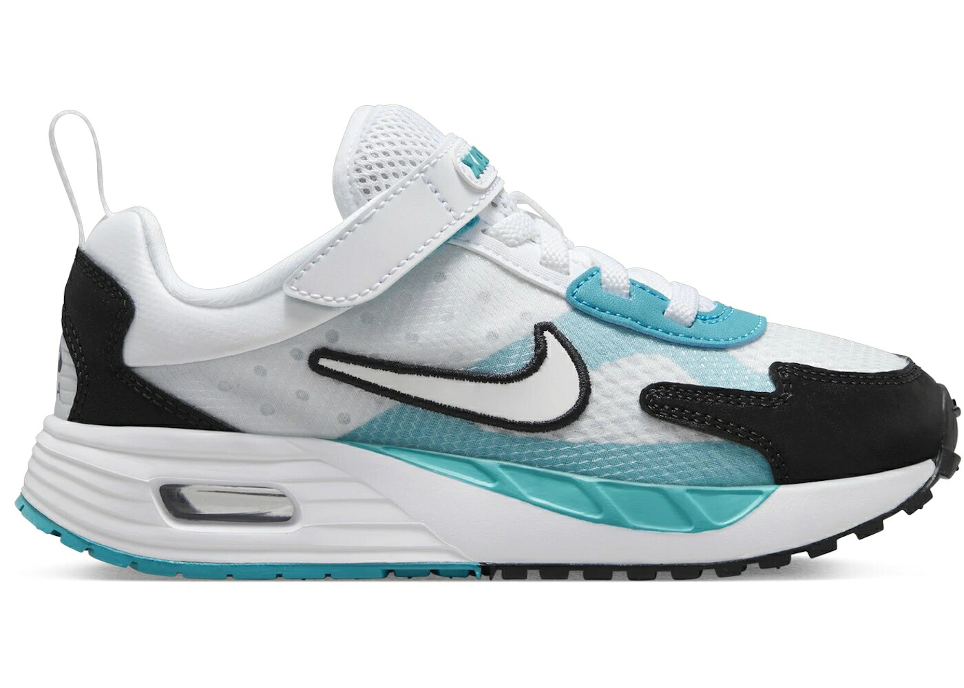 ナイキ マックス 白色 ホワイト 黒色 ブラック ピュア プラチナム エアマックス ジュニア キッズ NIKE AIR MAX SOLO WHITE BLACK PURE PLATINUM (PS) / WHITE BLACK PURE PLATINUM WHITE ベビー マタニティ スニ|スニケス