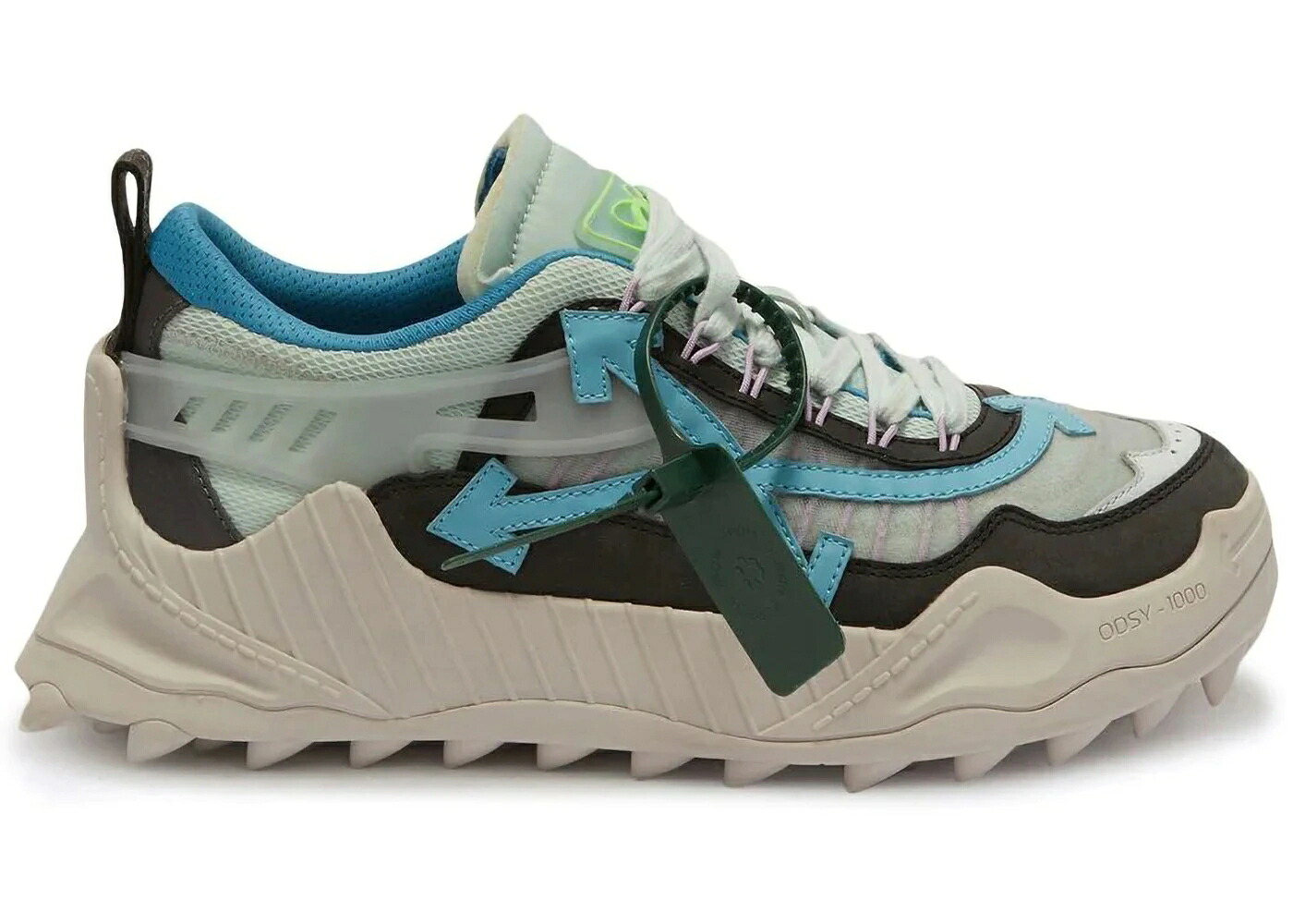 オフホワイト 灰色 グレー 青色 ブルー スニーカー メンズ OFF-WHITE ODSY-1000 DARK GREY LIGHT BLUE / DARK GREY BLUE｜スニケス