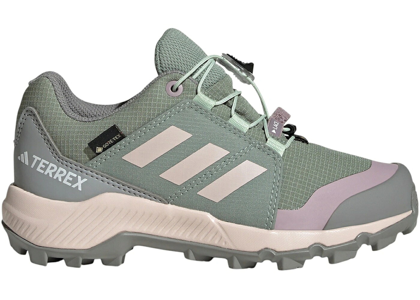 アディダス ゴアテックス 銀色 シルバー 緑 グリーン ジュニア キッズ ADIDAS TERREX GORE-TEX SILVER GREEN LINEN PRELOVED FIG (GS) / SILVER GREEN LINEN GREEN ベビー マタニティ スニーカー|スニケス
