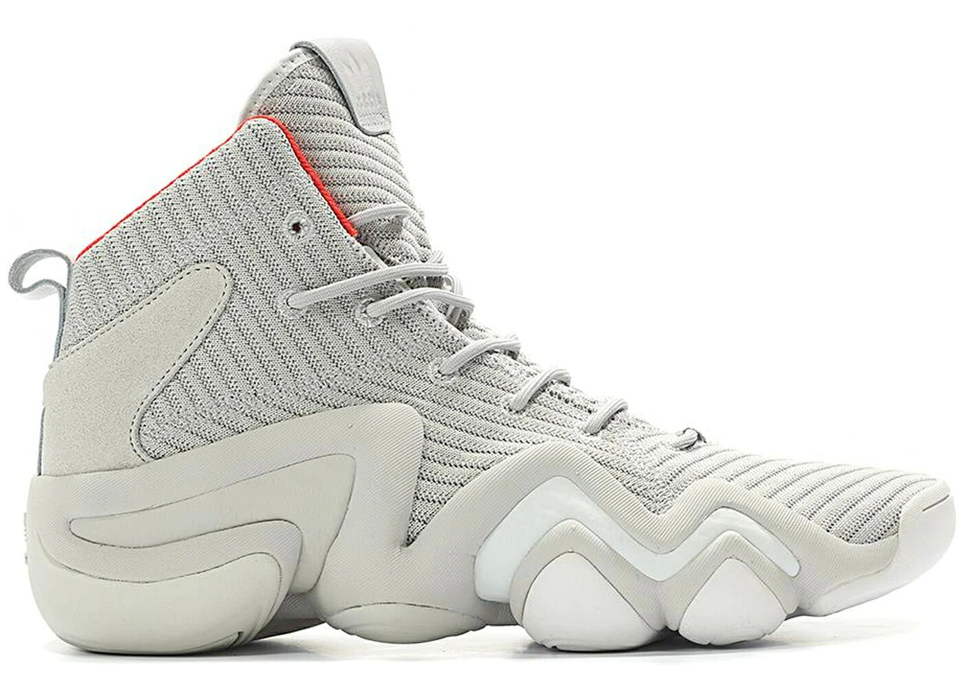 アディダス クレイジー 灰色 グレー 白色 ホワイト スニーカー メンズ ADIDAS CRAZY 8 ADV GREY TWO / GREY TWO FOOTWEAR WHITE HI RES｜スニケス