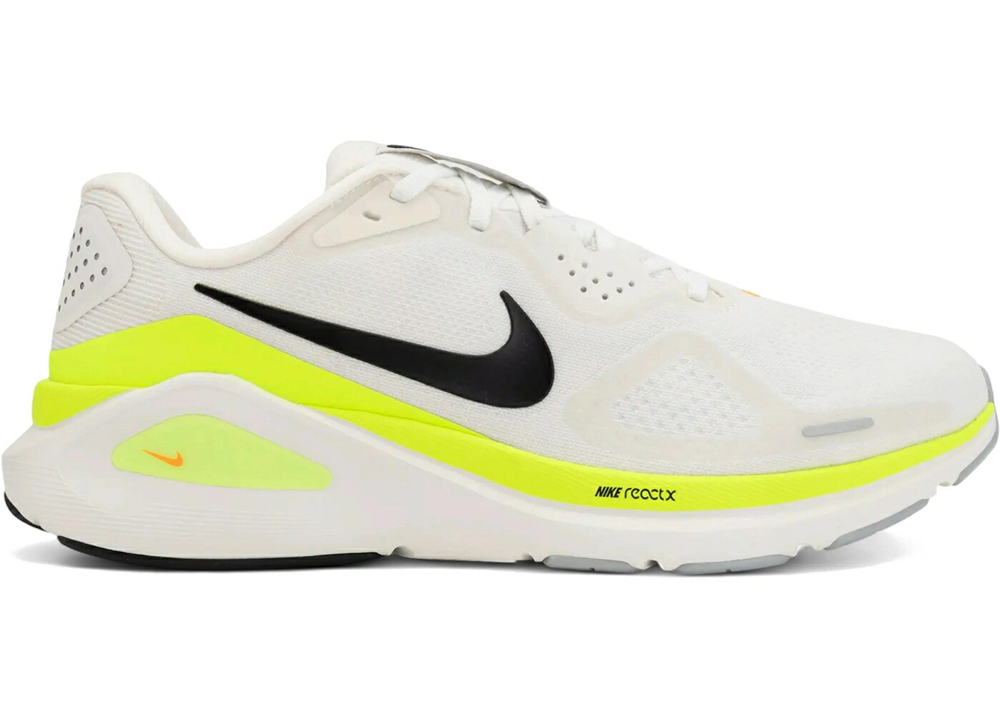 ナイキ 白色 ホワイト 橙 オレンジ スニーカー メンズ NIKE STRUCTURE 26 SUMMIT WHITE VOLT / SUMMIT WHITE VOLT TOTAL ORANGE|スニケス