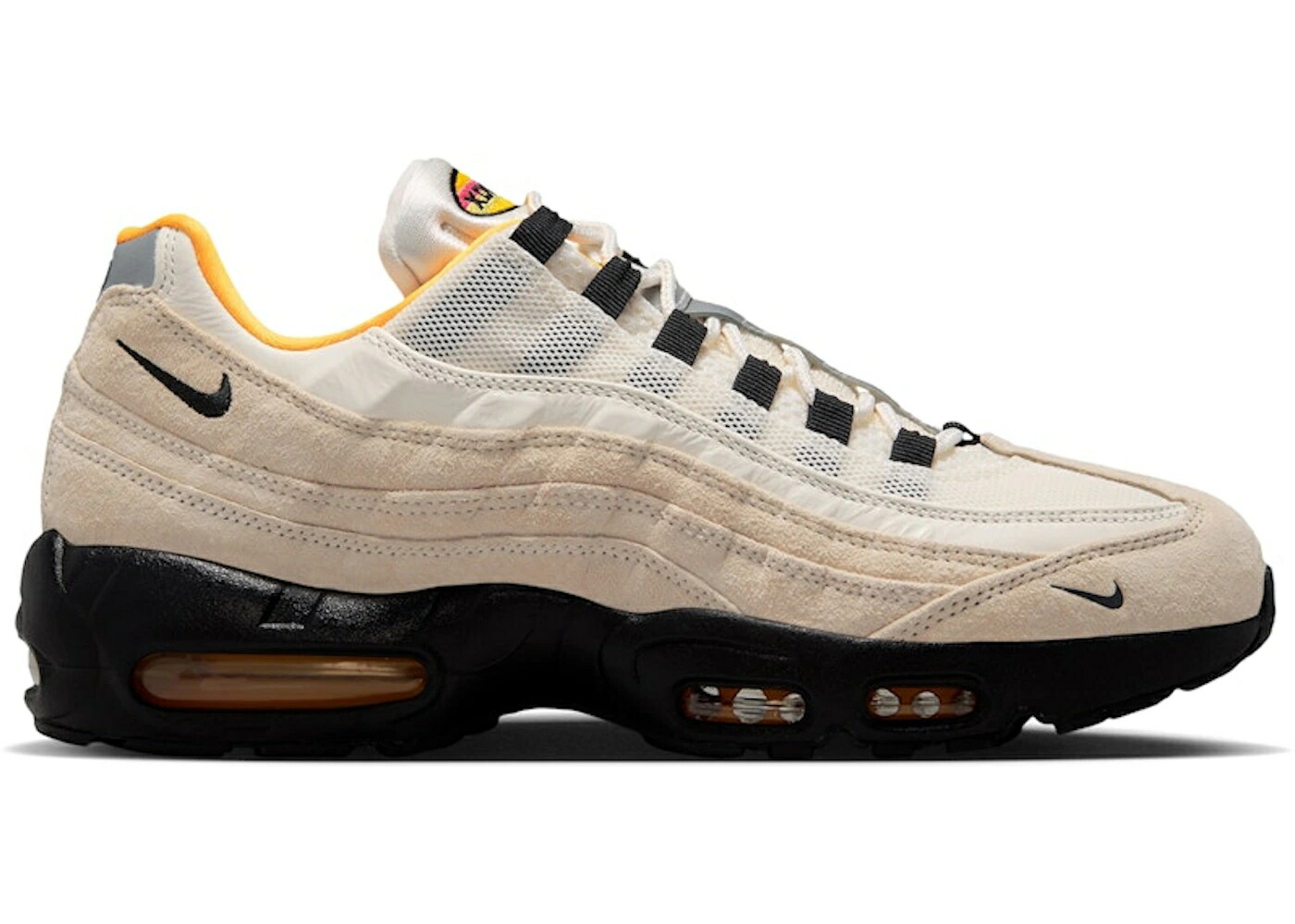 ナイキ エスビー マックス 黒色 ブラック レーザー 橙 オレンジ エアマックス スニーカー メンズ NIKE SB AIR MAX 95 WORLD CUP PACK SAIL / SAIL BLACK LASER ORANGE|スニケス