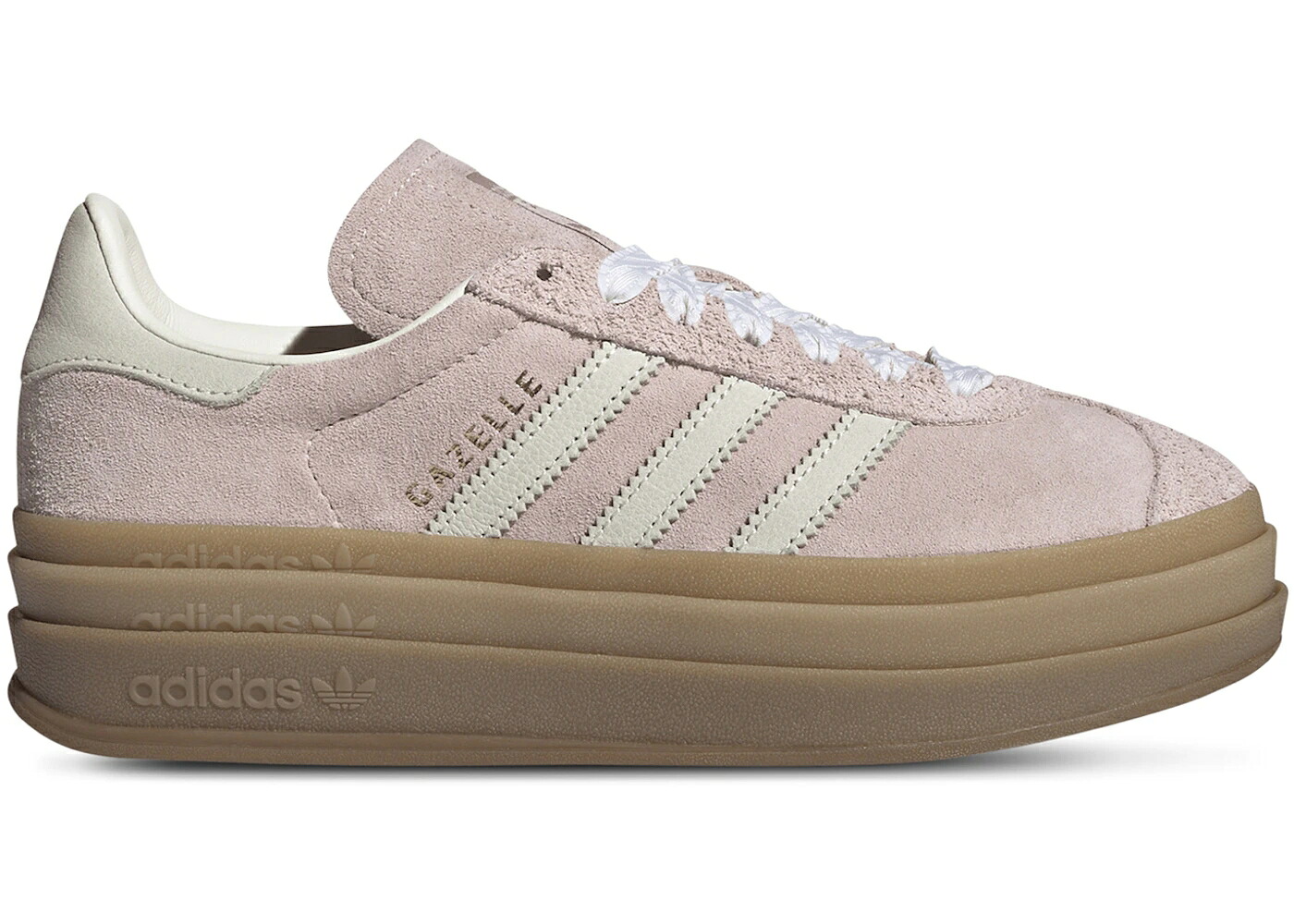 アディダス ガゼル ピンク 白色 ホワイト 銅色 コッパー WOMEN'S スニーカー レディース ADIDAS GAZELLE BOLD SANDY PINK OFF WHITE (WOMEN'S) / SANDY PINK OFF WHITE COPPER｜スニケス