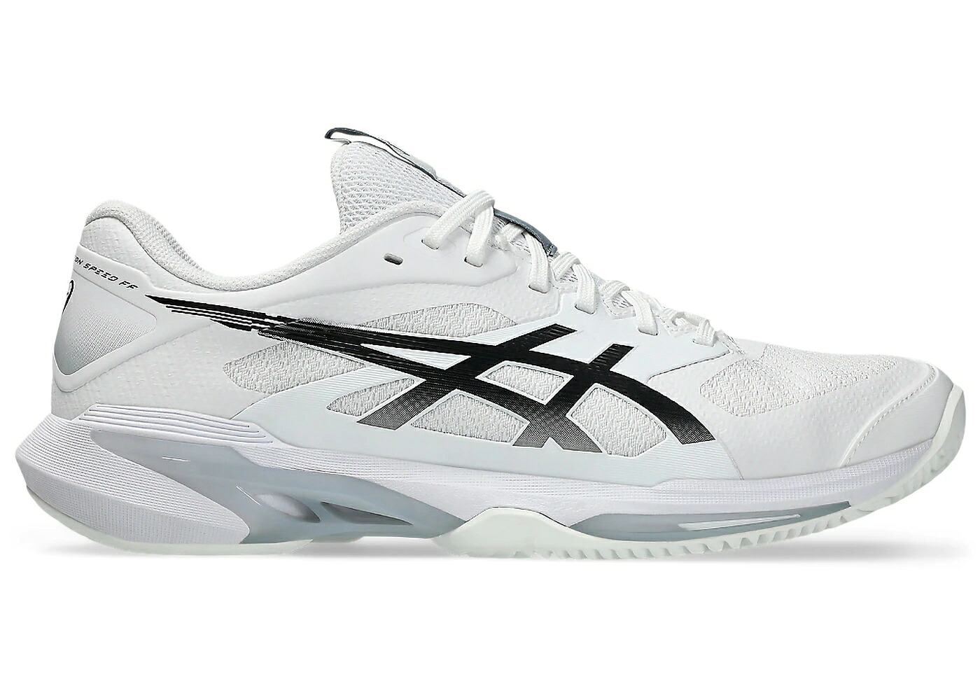 アシックス スピード 白色 ホワイト 黒色 ブラック スニーカー メンズ ASICS SOLUTION SPEED FF 4 CLAY WHITE BLACK / WHITE BLACK|スニケス