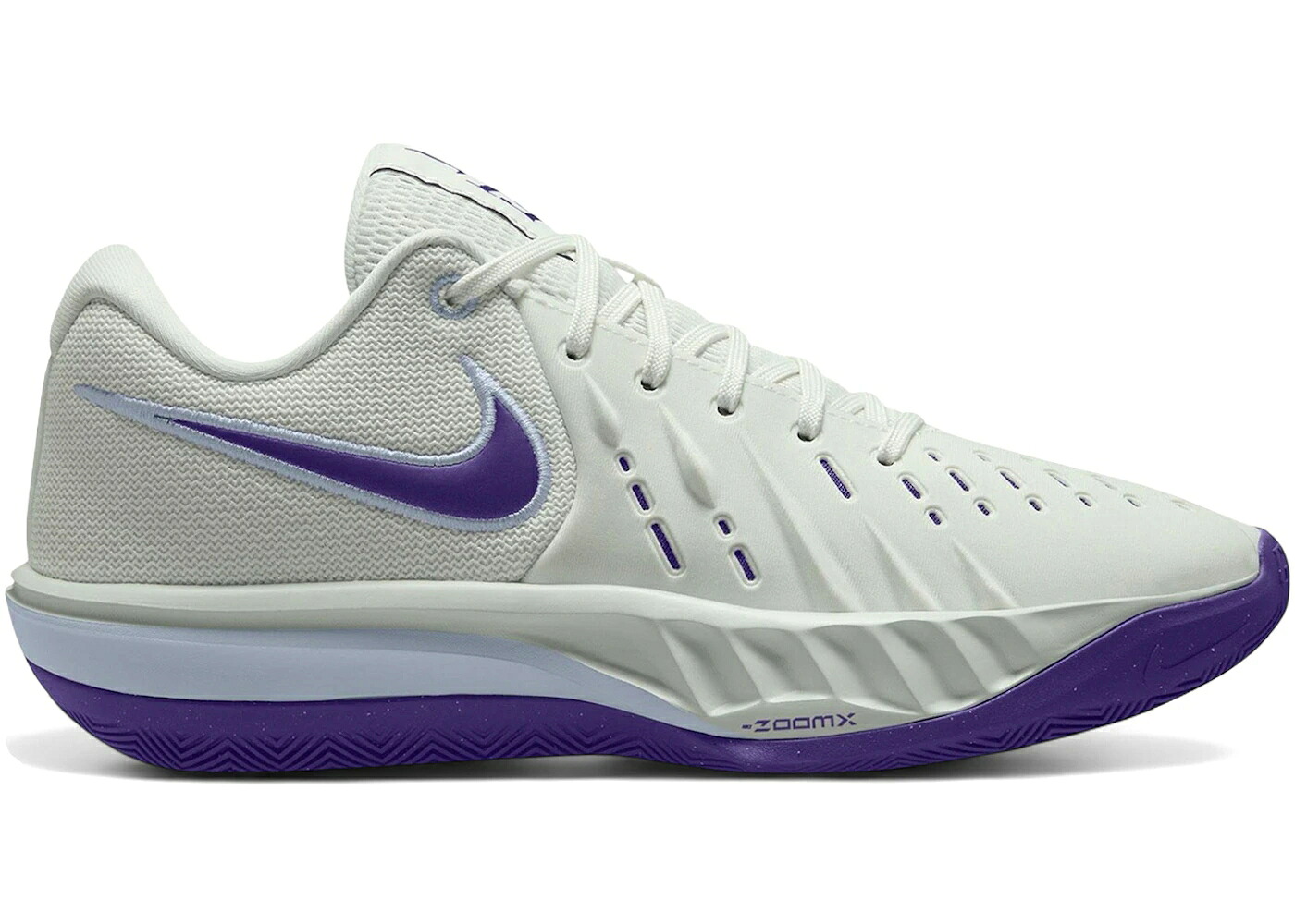 ナイキ ズーム アカデミー 白色 ホワイト コート 紫 パープル スニーカー メンズ NIKE ZOOM GT CUT ACADEMY 2 SUMMIT WHITE COURT PURPLE / SUMMIT WHITE COURT PURPLE POURT｜スニケス