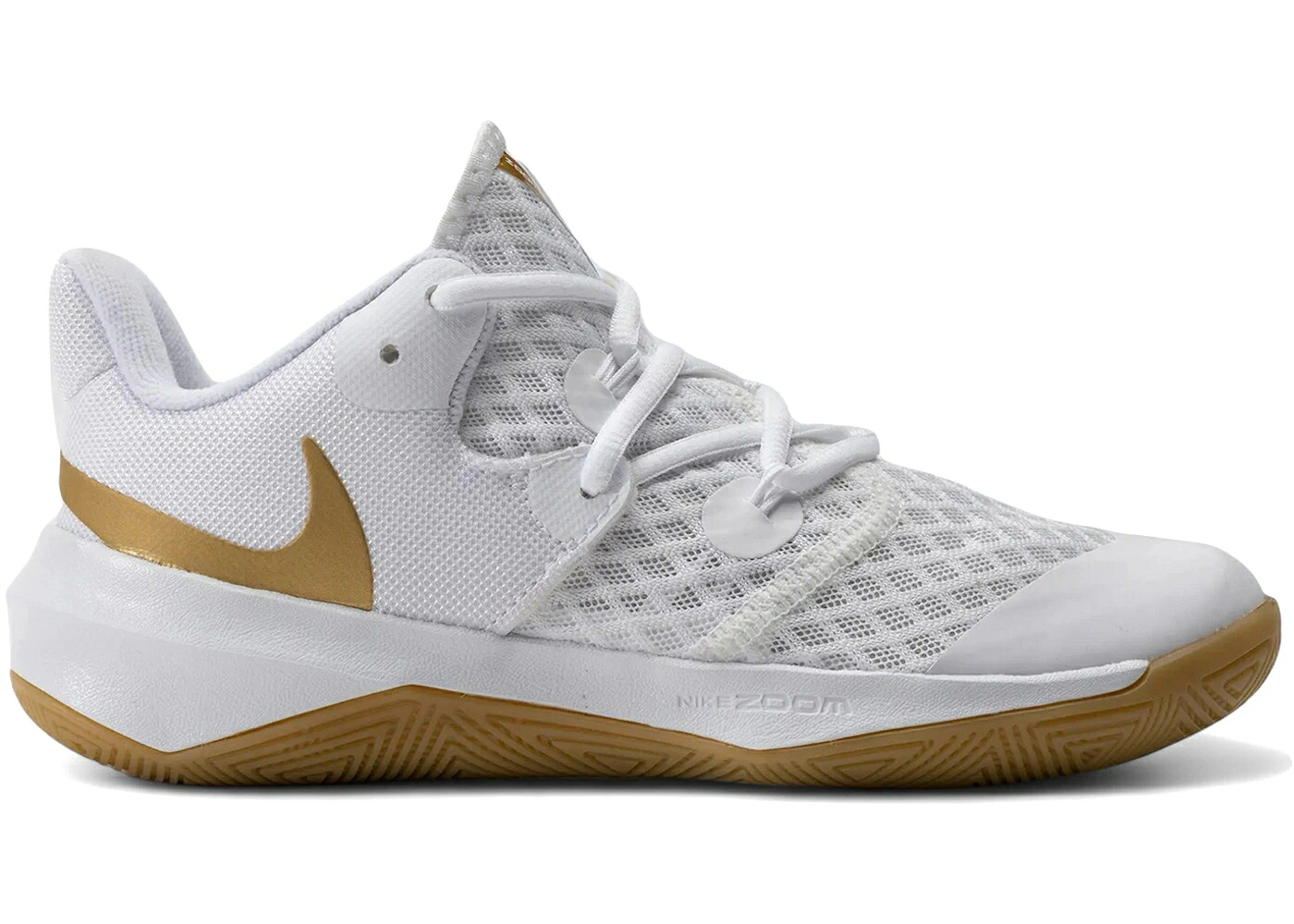 ナイキ ズーム コート 白色 ホワイト ゴールド スニーカー メンズ NIKE ZOOM HYPERSPEED COURT SE WHITE METALLIC GOLD / WHITE METALLIC GOLD｜スニケス