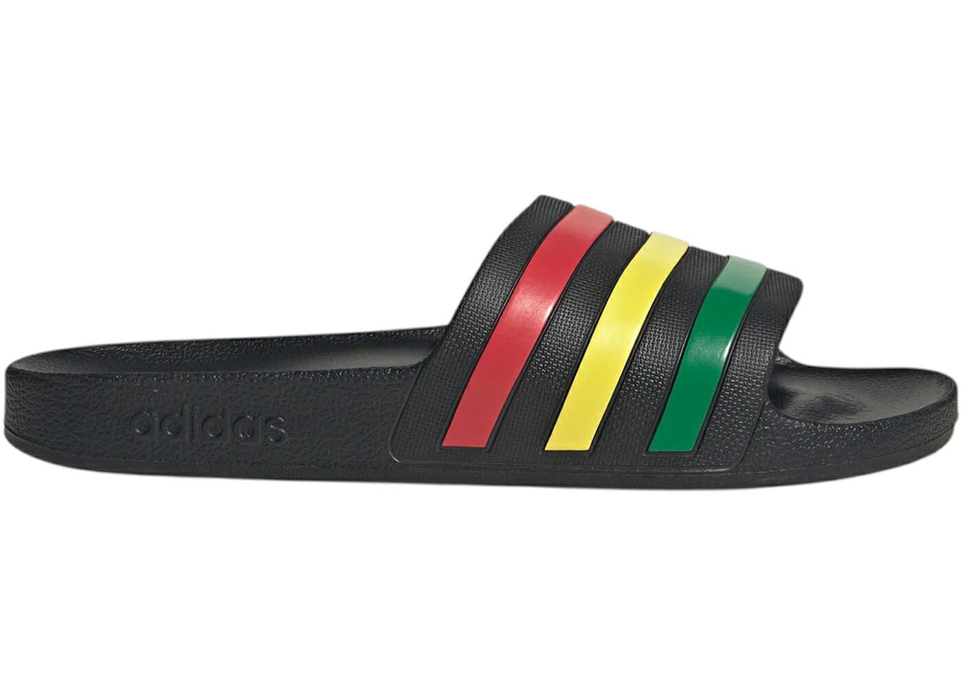 アディダス アディレッタ アクア 黒色 ブラック 緑 グリーン ピュア コア スニーカー メンズ ADIDAS ADILETTE AQUA SLIDES BLACK GREEN PURE RUBY / CORE BLACK GREEN PURE RUBY｜スニケス