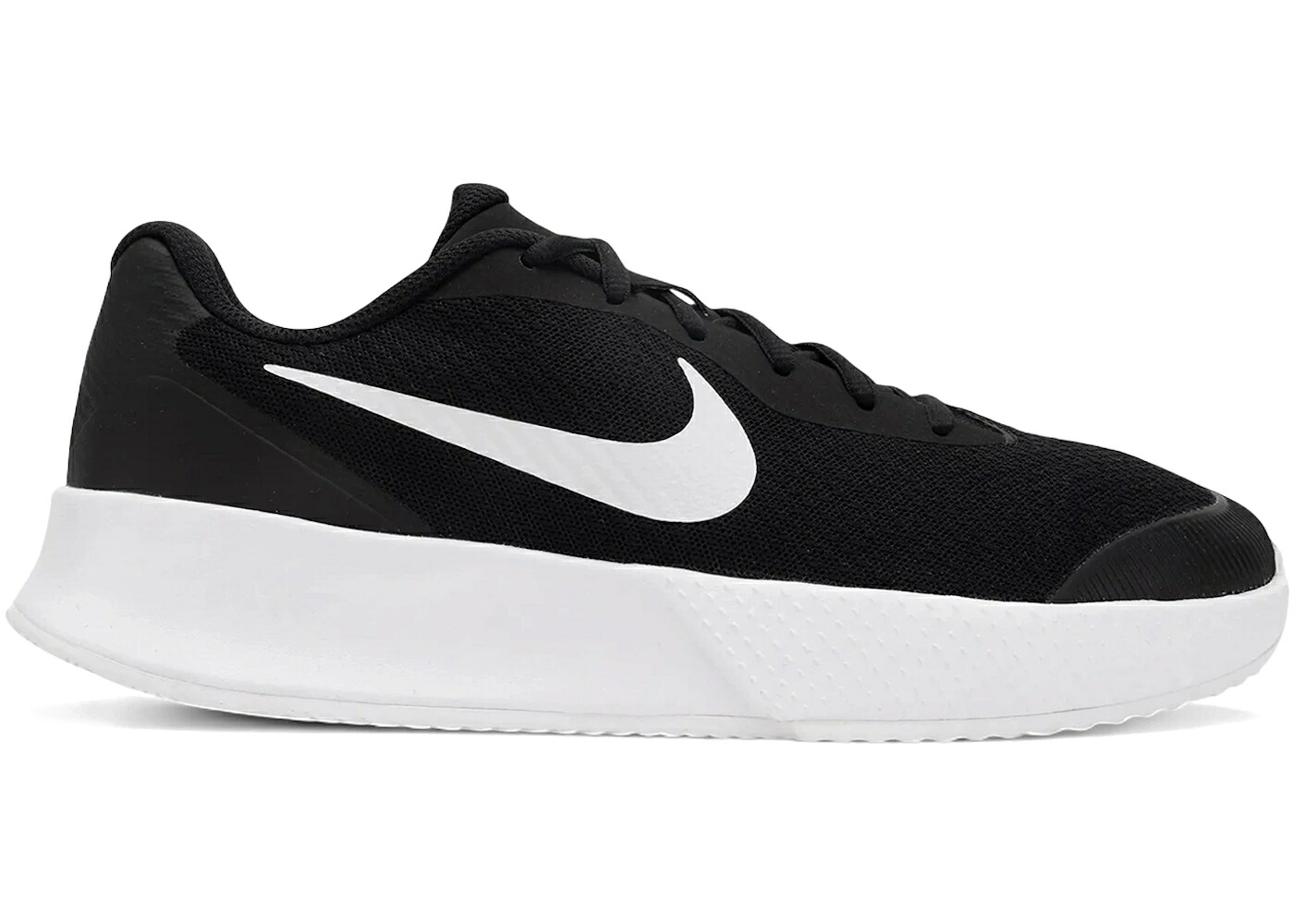 ナイキ コート ライト 黒色 ブラック 白色 ホワイト スニーカー メンズ NIKE COURT VAPOR LITE 3 CLAY BLACK WHITE / BLACK WHITE｜スニケス