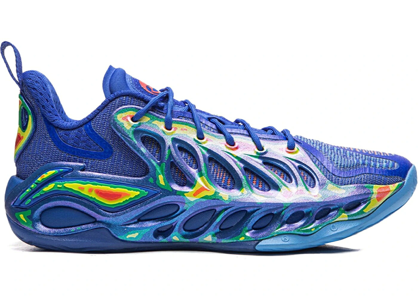 リーニン 青色 ブルー スニーカー メンズ LI-NING BADFIVE SNIPER 2 THERMAL IMAGING / BLUE MULTICOLOR|スニケス